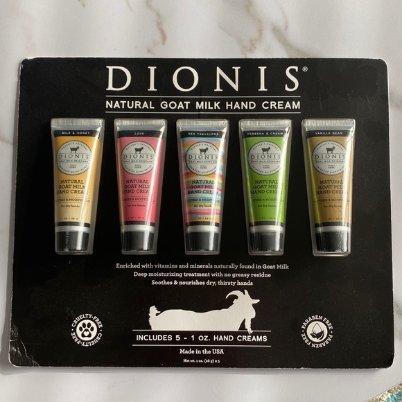 Dioni’s Other - Dioni’s NWT natural goat milk hand cream set